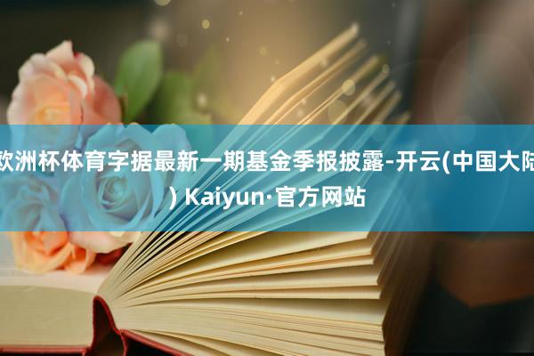 欧洲杯体育字据最新一期基金季报披露-开云(中国大陆) Kaiyun·官方网站