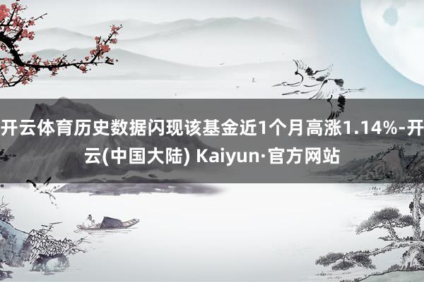 开云体育历史数据闪现该基金近1个月高涨1.14%-开云(中国大陆) Kaiyun·官方网站